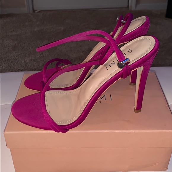simmi shoes Shoes - Simmi Shoes Pink Open Toe Heels